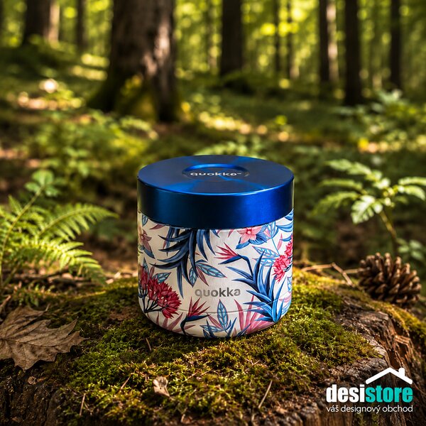 Termonádoba na jídlo Whim, 600ml, Quokka, blue garden