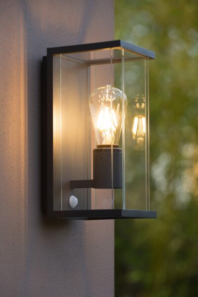 Lucide 27883/11/30 venkovní nástěnné svítidlo Claire 1x15W|E27|IP54