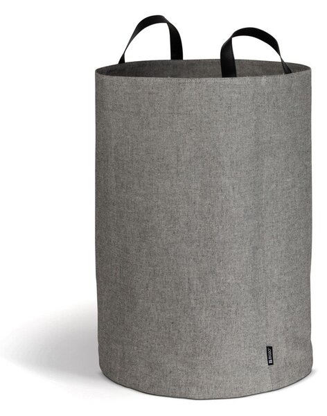 Šedý látkový koš na prádlo 69 l Soft Storage – Bigso