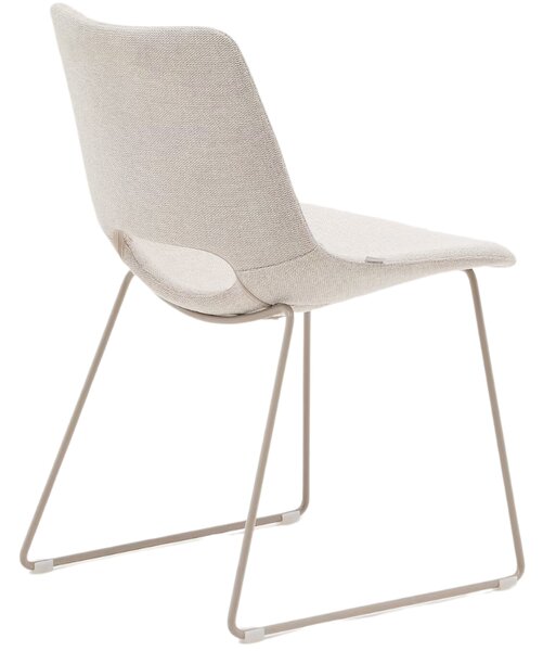 Béžová čalouněná jídelní židle Kave Home Zahara