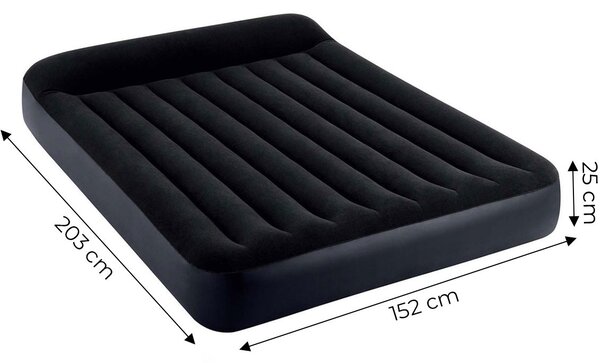 Nafukovací matrace INTEX 64143 203x152 cm tmavě modrá