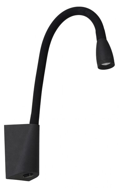 Lucide 18294/03/30 LED nástěnné svítidlo Galen 1x3W | 215lm | 3000K - černá