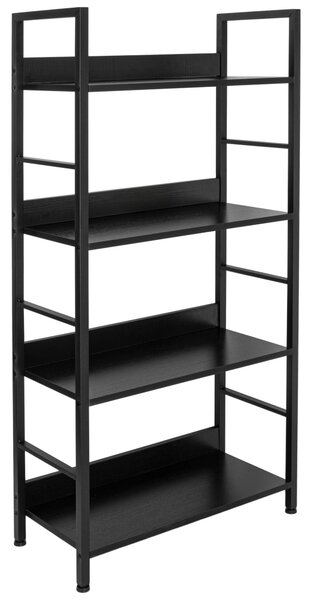 TZB Regál VARBERG 125x60 cm černý