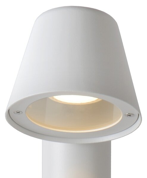 Lucide 14881/70/31 LED venkovní sloupkové svítidlo Dingo 1x5W | GU10 | 320lm | 3000K | IP44 - bílá