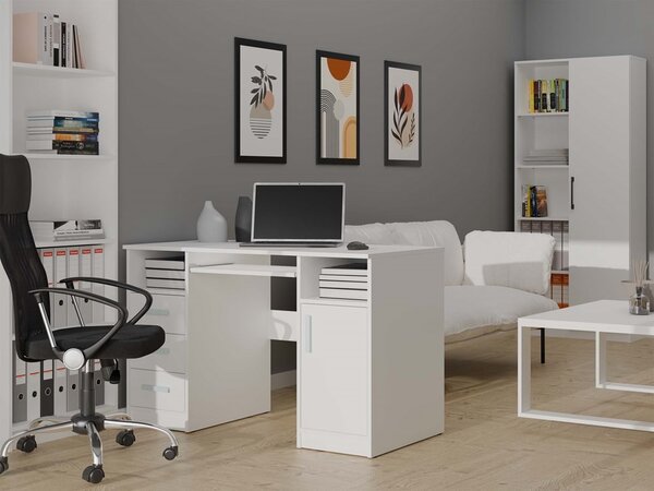 TP Living Psací stůl DELTA 120 cm bílý