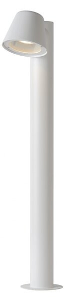 Lucide 14881/70/31 LED venkovní sloupkové svítidlo Dingo 1x5W | GU10 | 320lm | 3000K | IP44 - bílá
