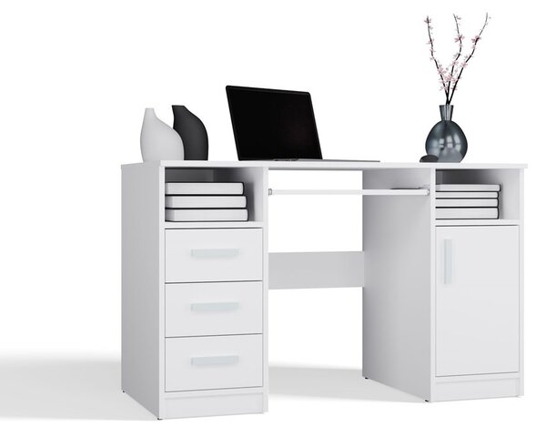 TP Living Psací stůl DELTA 120 cm bílý