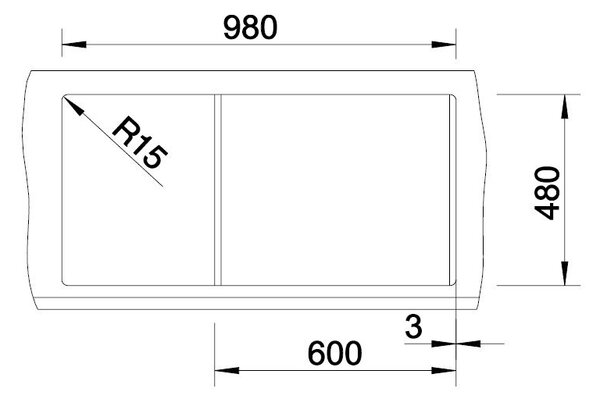 BLANCO METRA XL 6 S, BLA-515142