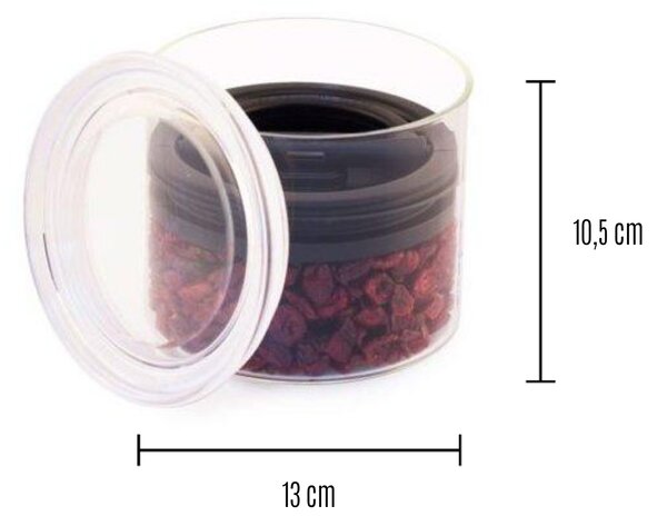 Planetary design dóza na uchování Airscape glass 250 g