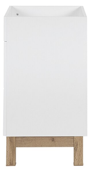 Koupelnová sestava BALI WHITE 60cm s vysokou skříňkou, zrcadlem a umyvadlem