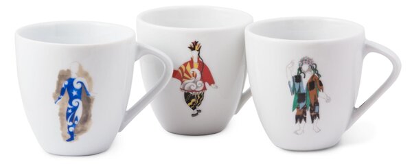 Karlovarský porcelán Šálek Picasso "modrý" na doppio bez podšálku 160 ml