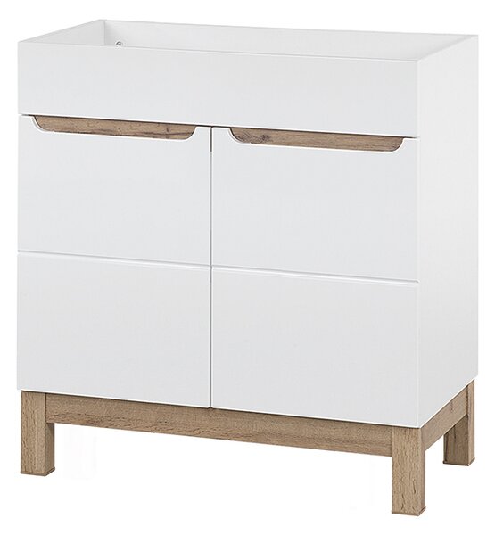 Koupelnová skříňka BALI WHITE 80cm s umyvadlem