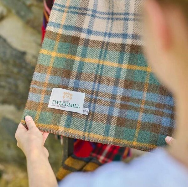 Vlněná deka Tartan Antique Dress Gordon (bez třásní) 200 x 150 cm Tweedmill