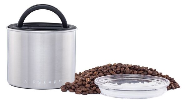 Planetary design dóza na kávu Airscape brushed steel 250 g