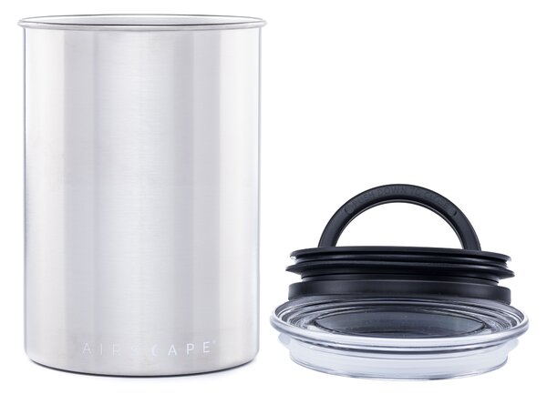 Planetary Design dóza na kávu brushed steel 450 g
