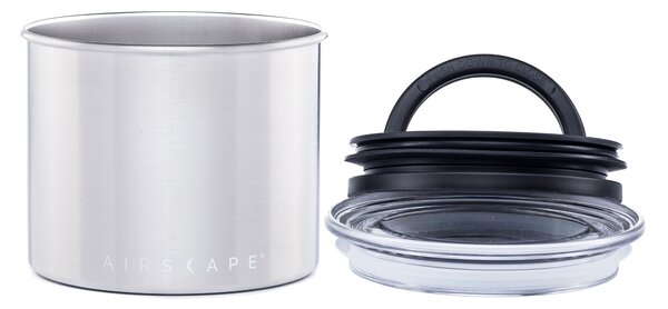 Planetary design dóza na kávu Airscape brushed steel 250 g