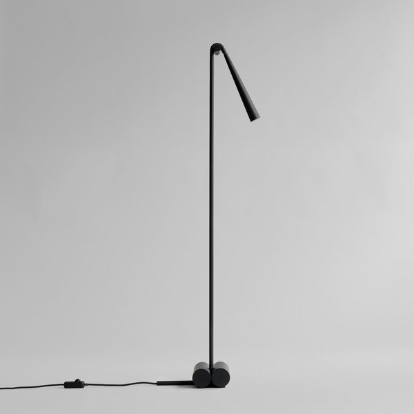 Stojací Lampa 101 COPENHAGEN, stmívatelné, Černá, Obývací pokoj, Hliník, Design