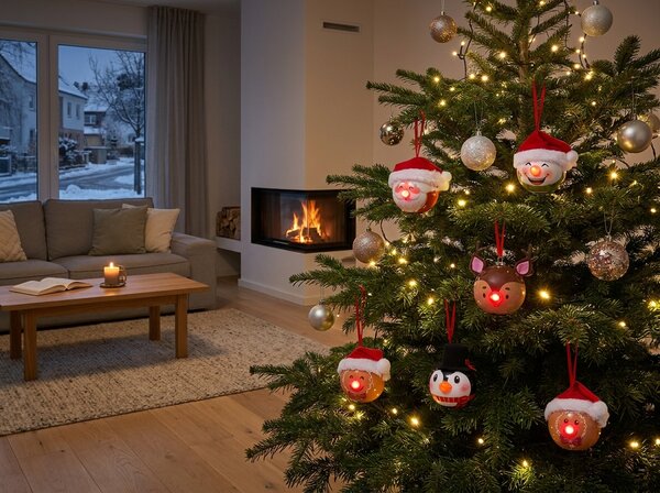 LED vánoční ozdoba JOLLY LIGHTS 6 cm - více variant Varianta: Gingerbread