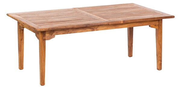 Teakový obdélníkový stůl ELEGANTE 110 / 160 × 90 cm | obdélník | rozkládací