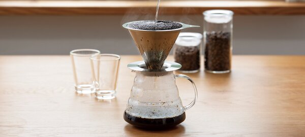 Hario double mesh metal dripper V60-02
