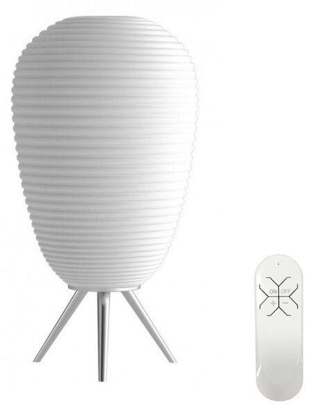 Immax Neo 07064L LED stolní svítidlo Cocono 1x8,5W | 806lm | 2700K | RGB - stmívatelné, ZigBee, dálkové ovládání, bílá