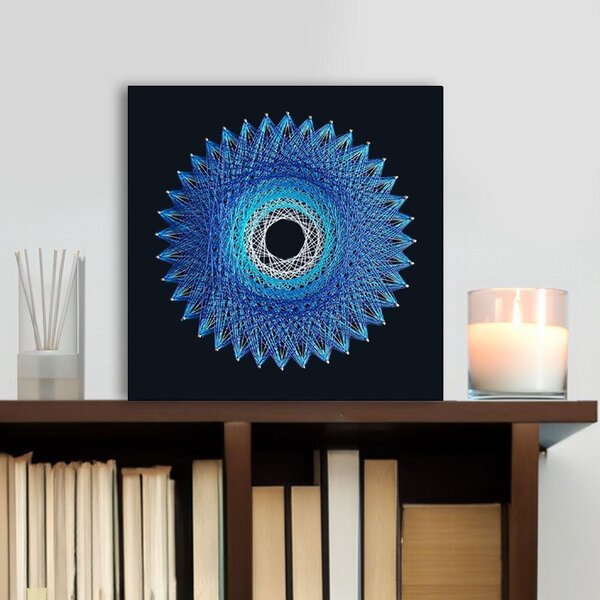 4Leaders Kreativní sada String Art mandala 30×30 cm