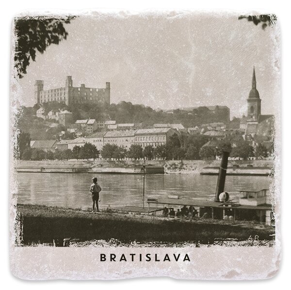 Bratislava - mramorový tácek