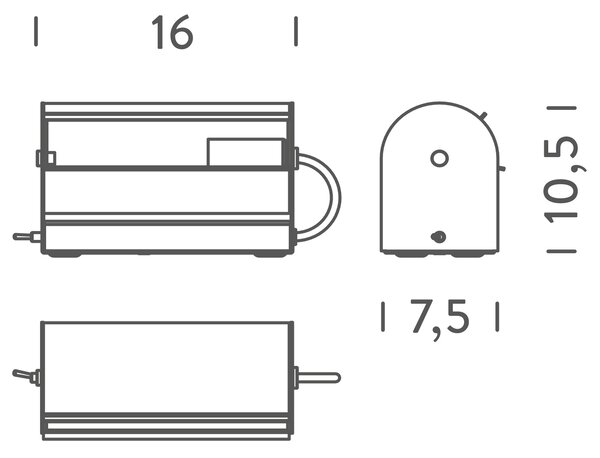 Nemo designové nástěnná svítidla Applique Cylindrique Petite