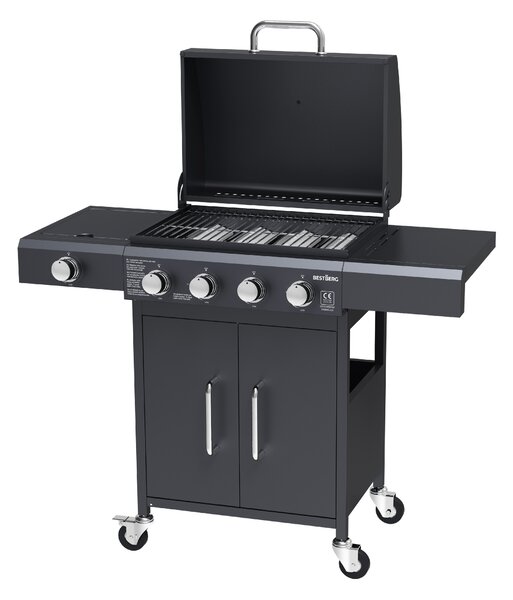 Plynový gril BestBerg BBBQ-28SB / 5 hořáků / 14,4 kW / černá