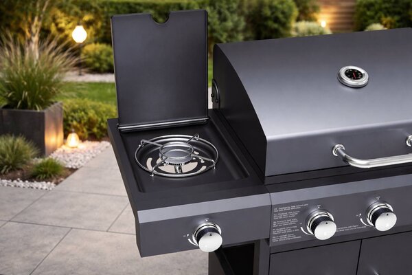 Plynový gril BestBerg BBBQ-28SB / 5 hořáků / 14,4 kW / černá