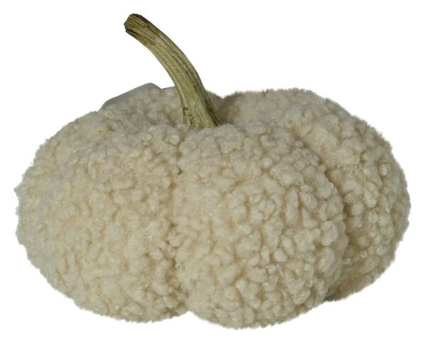 Béžová plyšová dekorace dýně Pumpkin Teddy L - Ø 25*19 cm - Mars & More