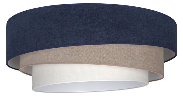Stropní Lampa Duolla, Trio, Modrá, Kuchyně, Tkanina / Textil, Young lifestyle