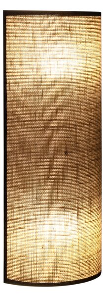 Nástěnná Svítidla Duolla, Nature, Hnědá / Rezavá, Obývací pokoj, Tkanina / Textil, Boho