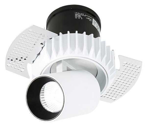 Italux SL74066/12W LED zápustné bodové svítidlo Gemma Trimless 1x12W | 840lm | 3000K