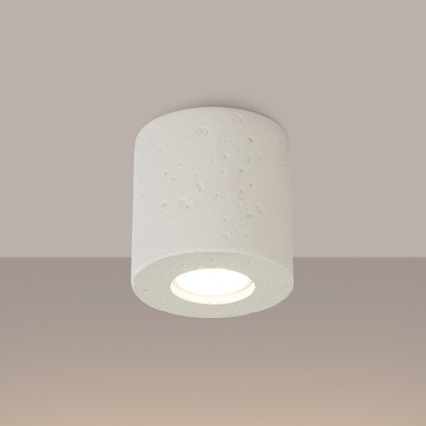 Sollux SL.1842 - Bodové svítidlo ORBIS 1xGU10/10W/230V beton/krémová