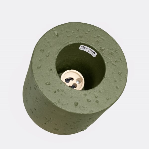 Sollux SL.1841 - Bodové svítidlo ORBIS 1xGU10/10W/230V beton/zelená