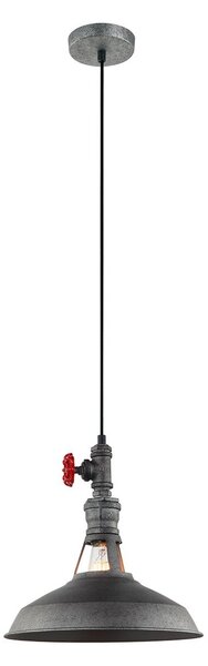 Italux MDM-2781/1 GR+BK závěsné stropní svítidlo Garibaldo 1x60W|E27
