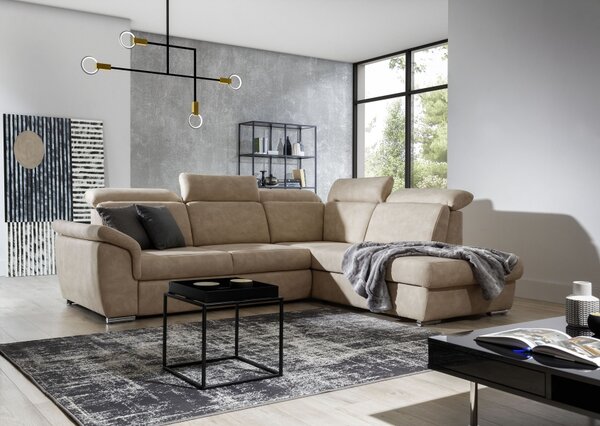 Eltap sedací souprava LORETO, rozkládací, rohová potahový materiál: basic, roh: pravý