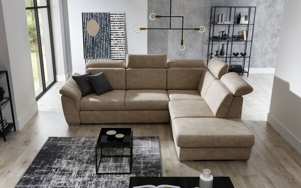 Eltap sedací souprava LORETO, rozkládací, rohová potahový materiál: basic, roh: pravý