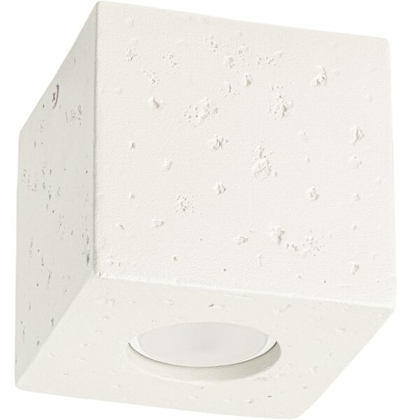 Sollux SL.1846 - Bodové svítidlo QUAD 1xGU10/10W/230V beton/krémová