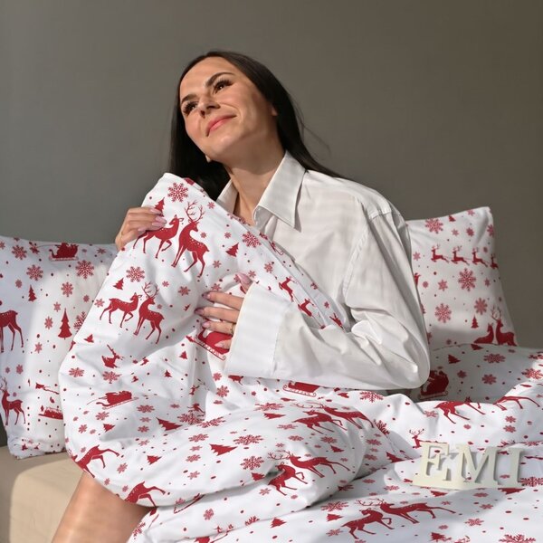 Flanelové povlečení Santa Claus EMI
