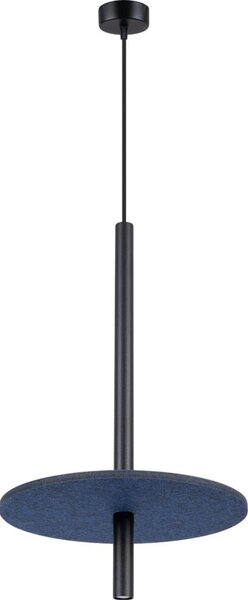Sollux SL.1881 - Lustr na lanku FELTRO 1xG9/8W/230V černá/modrá