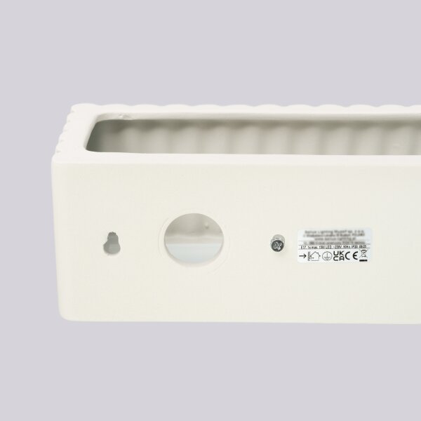 Sollux SL.1886 - Nástěnné svítidlo RIGATA 1xE27/15W/230V keramika/krémová