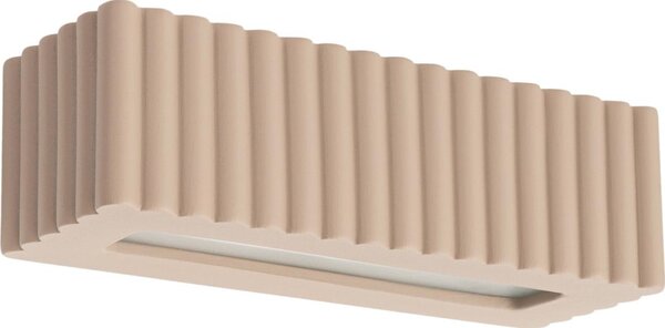 Sollux SL.1887 - Nástěnné svítidlo RIGATA 1xE27/15W/230V keramika/taupe