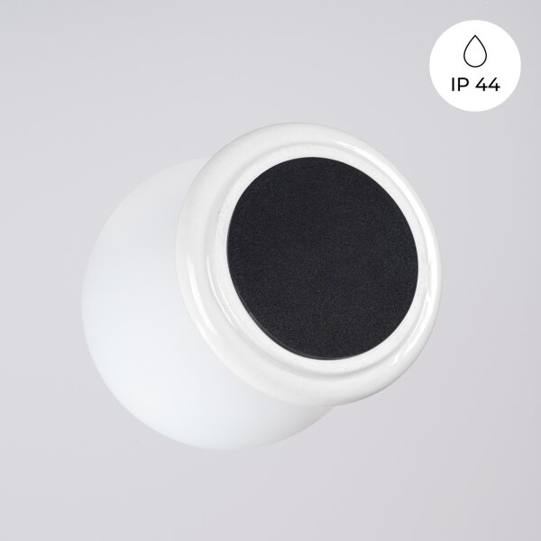 Sollux SL.1903 - Koupelnové nástěnné svítidlo ZORI 1xG9/8W/230V IP44 bílá