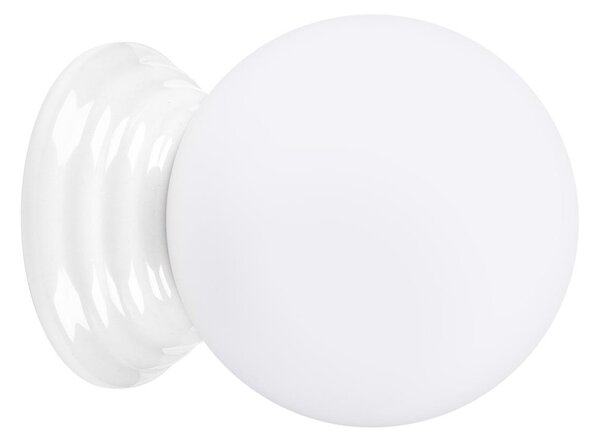 Sollux SL.1903 - Koupelnové nástěnné svítidlo ZORI 1xG9/8W/230V IP44 bílá