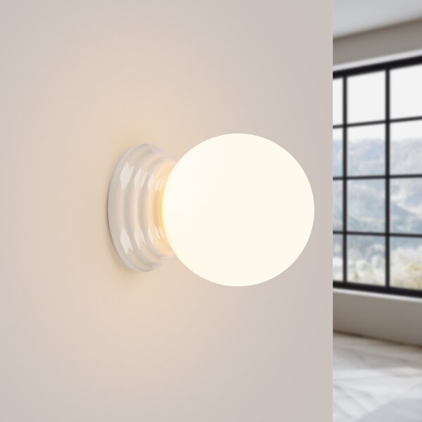 Sollux SL.1903 - Koupelnové nástěnné svítidlo ZORI 1xG9/8W/230V IP44 bílá