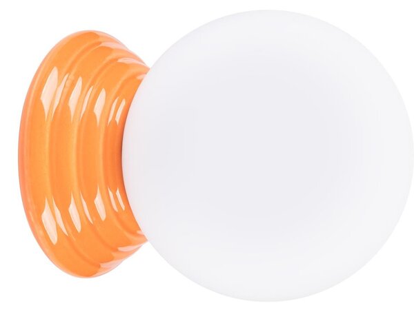 Sollux SL.1893 - Koupelnové nástěnné svítidlo ZORI 1xG9/8W/230V IP44 oranžová