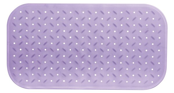 MSV protiskluzová podložka do vany CLASS Premium, levandulová, SBS kaučuk, 36 x 65 cm