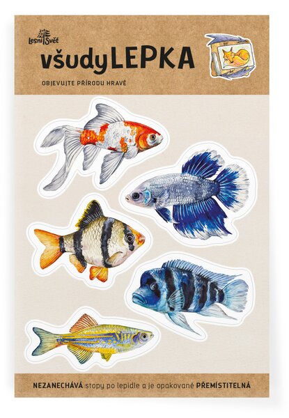 Všudylepka vel. 1 -033 - akvarijní ryby